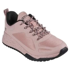 Skechers Women's Bobs Sport Squad 3 - Star Flight Runners Black / Blush Pink -Sporty Life Shop 117186 blsh large