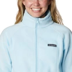 Columbia Women's Benton Springs™ Full Zip Fleece Jacket Spring Blue -Sporty Life Shop 1372111 490 a2 presethigh res jpeg 300 dpi