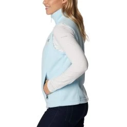 Columbia Women's Benton Springs™ Fleece Gilet Spring Blue -Sporty Life Shop 1372121 490 a1 presethigh res jpeg 300 dpi