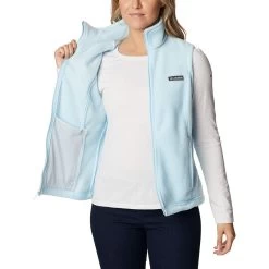 Columbia Women's Benton Springs™ Fleece Gilet Spring Blue -Sporty Life Shop 1372121 490 a3 presethigh res jpeg 300 dpi
