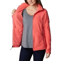 Columbia Women's Fast Trek™ II Fleece Jacket Blush Pink 13 Columbia Women's Fast Trek™ II Fleece Jacket Blush Pink -Sporty Life Shop 1465351 614 a3 presethigh res jpeg 300 dpi