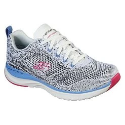 Skechers Women's Ultra Groove Trainers White / Black / Multi -Sporty Life Shop 149019 wbmt small