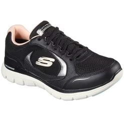 Skechers Women's Flex Appeal 4.0 True Clarity Trainers Black / Pink 9 Skechers Women's Flex Appeal 4.0 True Clarity Trainers Black / Pink -Sporty Life Shop 149299 bklp large