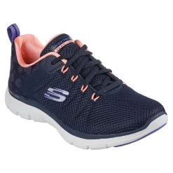 Skechers Women's Flex Appeal 4.0 - Elegant Ways Runners Navy / Multi Trim -Sporty Life Shop 149580 nvmt large