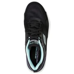 Skechers Women's Skech-Air Dynamic Carefree Way Trainers Black / Mint -Sporty Life Shop 149663 bkmn b large