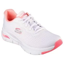 Skechers Women's Arch Fit - Infinity Cool Runners White / Pink -Sporty Life Shop 149722 wpk large