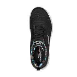 Skechers Women's Air Dynamight Laid Out Runners Black / Floral -Sporty Life Shop 149756 bkmt b large