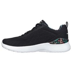 Skechers Women's Air Dynamight Laid Out Runners Black / Floral -Sporty Life Shop 149756 bkmt d large