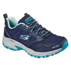 Skechers Women's Hillcrest - Pure Escapade Runners Navy / Turquoise -Sporty Life Shop 149821 nvtq large