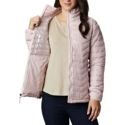 Columbia Women's Powder Lite™ Jacket Mineral Pink -Sporty Life Shop 1699061 618 a3
