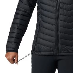 Columbia Women's Powder Lite™ Hooded Jacket Black -Sporty Life Shop 1699071 011 a2 presethigh res jpeg 300 dpi