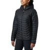 Columbia Women's Powder Lite™ Hooded Jacket Black -Sporty Life Shop 1699071 011 f presethigh res jpeg 300 dpi