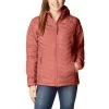 Columbia Women's Powder Lite⢠Hooded Jacket Dark Coral 1 Columbia Women's Powder Lite⢠Hooded Jacket Dark Coral -Sporty Life Shop 1699071 639 f presethigh res jpeg 300 dpi