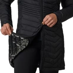 Columbia Women's Powder Lite™ Mid Down Jacket Black -Sporty Life Shop 1748311 011 a1 presethigh res jpeg 300 dpi