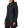 Columbia Women's Powder Lite™ Mid Down Jacket Black -Sporty Life Shop 1748311 011 f presethigh res jpeg 300 dpi