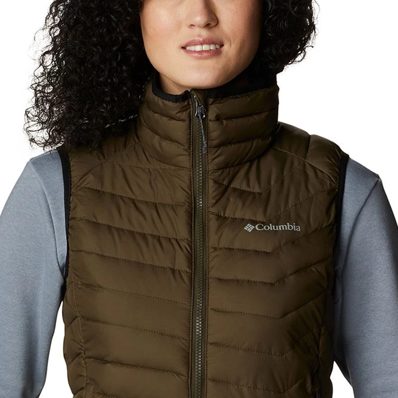 Columbia Women's Powder Lite™ Gilet Olive Green 8 Columbia Women's Powder Lite™ Gilet Olive Green - Image 6