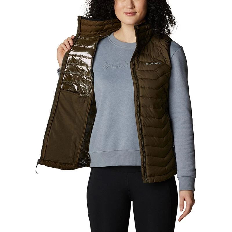 Columbia Women's Powder Lite™ Gilet Olive Green 9 Columbia Women's Powder Lite™ Gilet Olive Green - Image 7