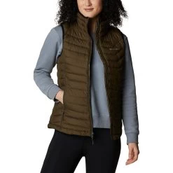 Columbia Women's Powder Lite™ Gilet Olive Green 13 Columbia Women's Powder Lite™ Gilet Olive Green -Sporty Life Shop 1757411 319 a6 presethigh res jpeg 300 dpi