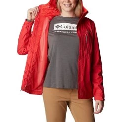 Columbia Women's Pouring Adventure™ II Jacket Red 13 Columbia Women's Pouring Adventure™ II Jacket Red -Sporty Life Shop 1760071 676 a3