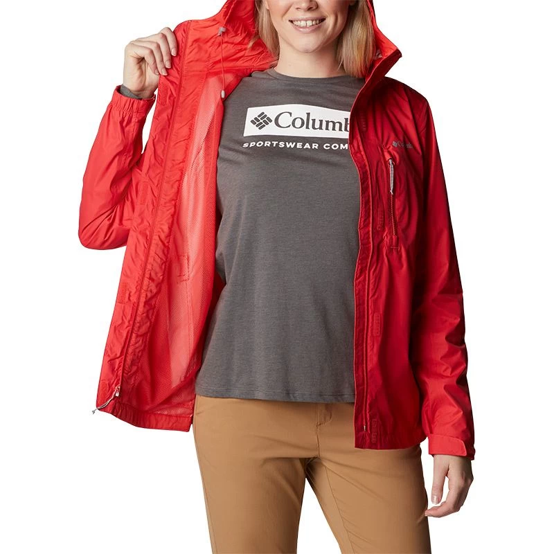 Columbia Women's Pouring Adventure™ II Jacket Red 6 Columbia Women's Pouring Adventure™ II Jacket Red - Image 4