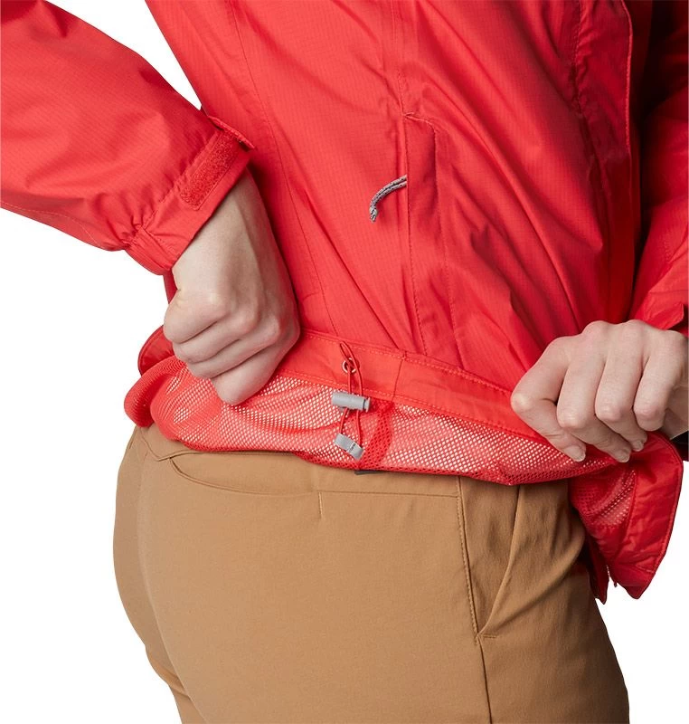 Columbia Women's Pouring Adventure™ II Jacket Red 9 Columbia Women's Pouring Adventure™ II Jacket Red - Image 7