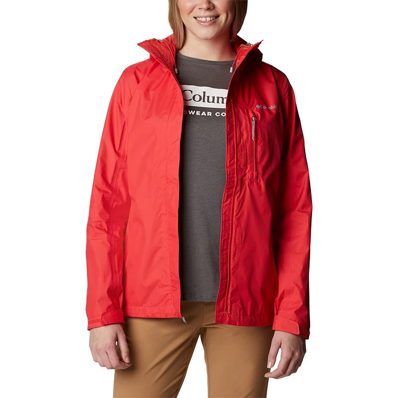 Columbia Women's Pouring Adventure™ II Jacket Red 5 Columbia Women's Pouring Adventure™ II Jacket Red - Image 3