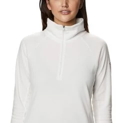 Columbia Women's Glacial™ IV Half Zip Fleece Sea Salt -Sporty Life Shop 1802201 125 a2 presethigh res jpeg 300 dpi