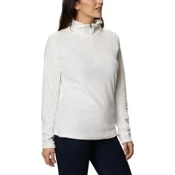 Columbia Women's Glacial™ IV Half Zip Fleece Sea Salt -Sporty Life Shop 1802201 125 a3 presethigh res jpeg 300 dpi