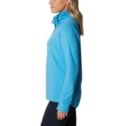 Columbia Women's Glacial™ IV Half Zip Fleece Blue Chill -Sporty Life Shop 1802201 422 a1 presethigh res jpeg 300 dpi
