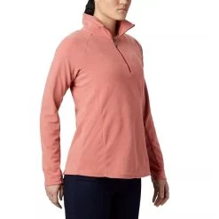 Columbia Women's Glacial™ IV Half Zip Fleece Dark Coral -Sporty Life Shop 1802201 639 a3