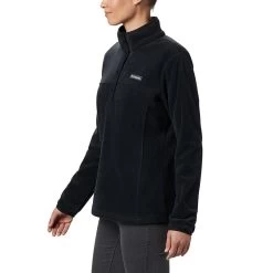 Columbia Women's Benton Springs™ Half Snap Pullover Black -Sporty Life Shop 1860991 010 a1
