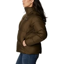 Columbia Women's Puffect™ Jacket Olive Green -Sporty Life Shop 1864781 319 a1 presethigh res jpeg 300 dpi