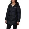 Columbia Women's Puffect™ Mid Hooded Jacket Black -Sporty Life Shop 1864791 010 f presethigh res