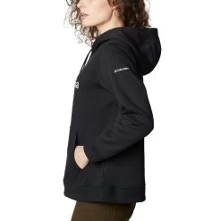 Columbia Women's Logo Hoodie Black -Sporty Life Shop 1895751 012 a1