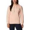 Columbia Women's Logo Hoodie Peach Blossom -Sporty Life Shop 1895751 890 f presethigh res jpeg 300 dpi