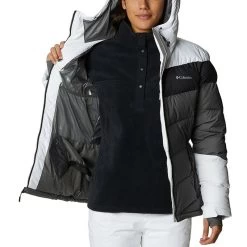 Columbia Women's Abbot Peak Insulated Jacket City Grey, Shark, White -Sporty Life Shop 1909971 023 a3 presethigh res jpeg 300 dpi