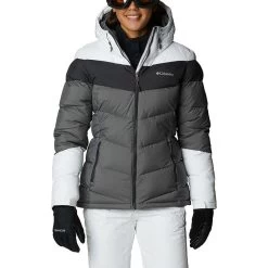 Columbia Women's Abbot Peak Insulated Jacket City Grey, Shark, White