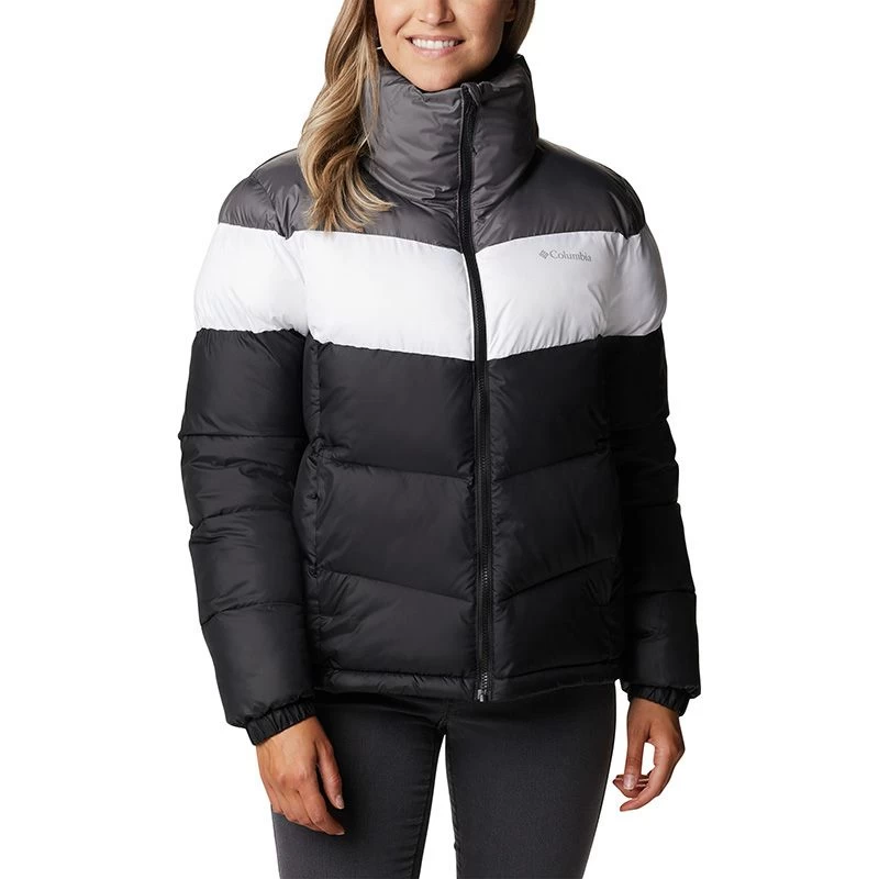 Columbia Women's Puffect™ Colourblock Jacket Black / White / City Grey 3 Columbia Women's Puffect™ Colourblock Jacket Black / White / City Grey