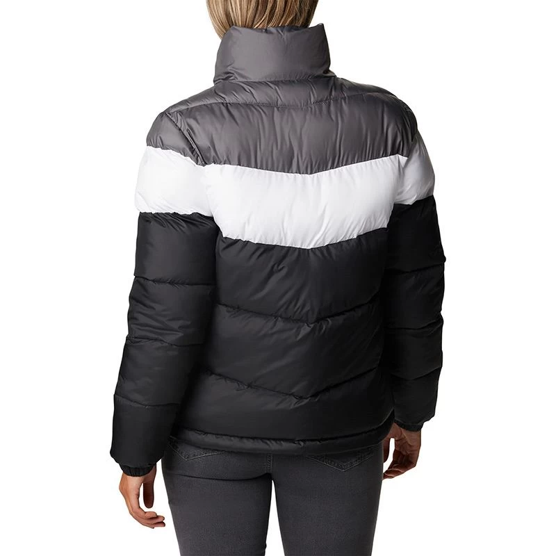 Columbia Women's Puffect™ Colourblock Jacket Black / White / City Grey 4 Columbia Women's Puffect™ Colourblock Jacket Black / White / City Grey - Image 2