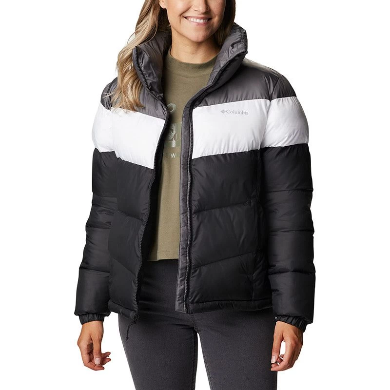 Columbia Women's Puffect™ Colourblock Jacket Black / White / City Grey 5 Columbia Women's Puffect™ Colourblock Jacket Black / White / City Grey - Image 3