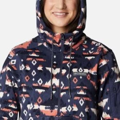 Columbia Women's Sweater Weather™ Hooded Pullover Nocturnal Rocky Mt Print -Sporty Life Shop 1958923 467 a2