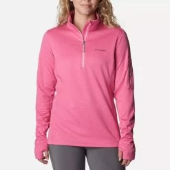 Columbia Women's Park View⢠Half Zip Fleece Wild Geranium Heather