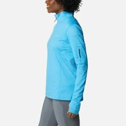 Columbia Women's Park View™ Half Zip Fleece Blue Chill Heather -Sporty Life Shop 1959703 422 a1