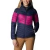 Columbia Women's Powder Pass™ Down Jacket Nocturnal / Wild Fuchsia
