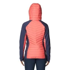 Columbia Women's Powder Lite™ Hybrid Hooded Jacket Blush Pink / Nocturnal -Sporty Life Shop 2007761 614 b presethigh res jpeg 300 dpi