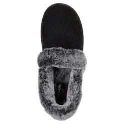 Skechers Women's Cozy Campfire Team Toasty Slippers Black / Grey -Sporty Life Shop 32777 blk b large