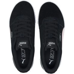 Puma Women's Carina Suede Trainers Black / Rosewater / Silver -Sporty Life Shop 369864 11 sv04