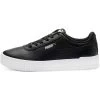 Puma Women's Carina Leather Trainers Black / White -Sporty Life Shop 370325 01 sv01