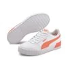 Puma Women's Carina Leather Trainers White / Fusion Coral -Sporty Life Shop 370325 30