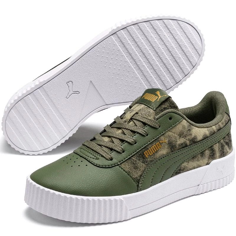 Puma Women's Carina Tie-Dye Trainers Elm Green 3 Puma Women's Carina Tie-Dye Trainers Elm Green